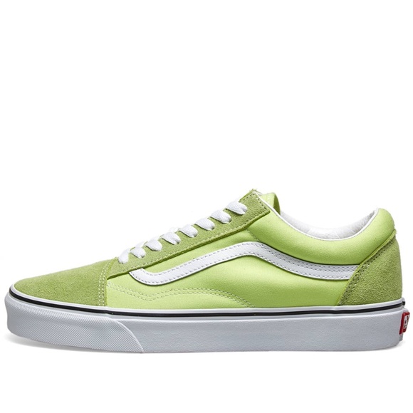 Vans Sharp Green Old Skool Classic Skate Shoes - Picture 12 of 14